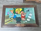 Prent The Flintstones - Hanna Barbera - schoonmaak - 1966, Verzamelen, Stripfiguren, Gebruikt, Ophalen of Verzenden, Plaatje, Poster of Sticker