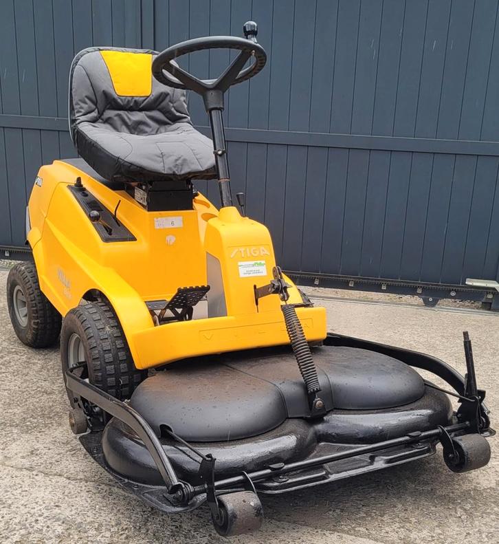 Stiga villa Elit14, Jardin & Terrasse, Tondeuses autoportées, Bac de ramassage