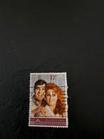 postzegel ter herdenking van de bruiloft van prins Andrew en, Enlèvement ou Envoi, Affranchi