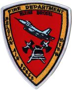 10 Wing Tac - Fire department - Patch (1), Verzenden, Luchtmacht, Embleem of Badge