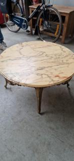 Antieke salontafel marmer blad, Ophalen