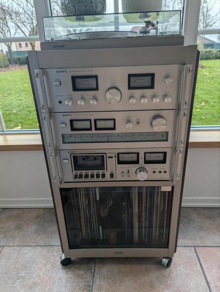 Stereoketen Sony met speakers en kast, Collections, Machines | Jukebox, Enlèvement