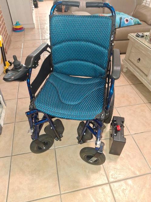 Elektrische opplooibare rolstoel, Diversen, Rolstoelen, Zo goed als nieuw, Ophalen