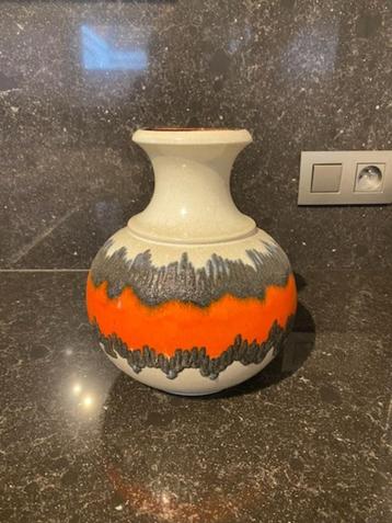 vase de poterie allemand vintage, cruche West Germany Bay 66