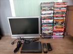Tv met dvd speler en groot lot dvds, Audio, Tv en Foto, Televisies, Zo goed als nieuw, 100 Hz, 40 tot 60 cm, Ophalen