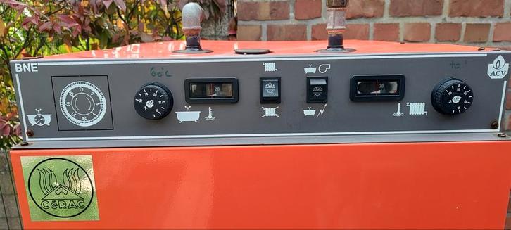 Gasgestookte verwarmingsketel ACV met Weishaupt-brander, Doe-het-zelf en Bouw, Chauffageketels en Boilers, Gebruikt, Boiler, Aardgas