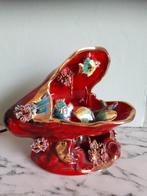 Vallauris mossel lamp, met vernieuwde electriciteit, Antiek en Kunst, Ophalen