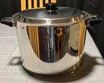 Inox grote kookpot, Huis en Inrichting, Keuken | Potten en Pannen, Kookpan of Snelkookpan, Inox, Keramische plaat, Ophalen of Verzenden