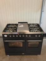 Luxe Boretti 100 cm fornuis antraciet – 5 pits met fry-top, Ophalen