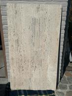 Travertine blad salontafel, Doe-het-zelf en Bouw, Tegels, Ophalen, Zo goed als nieuw