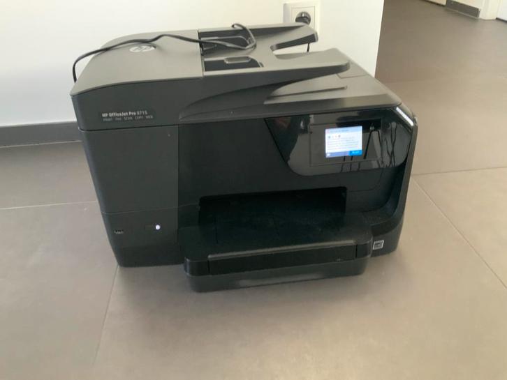 Imprimante et scanner HP OfficeJet Pro 8715, copieur, Informatique & Logiciels, Imprimantes, Comme neuf, Imprimante, Enlèvement