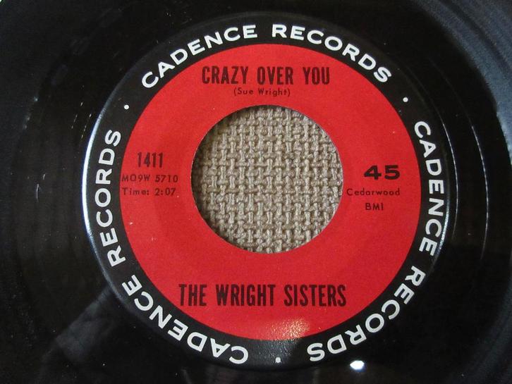 The Wright Sisters - Crazy Over You / That's Okay, CD & DVD, Vinyles Singles, Utilisé, Single, R&B et Soul, 7 pouces, Enlèvement ou Envoi