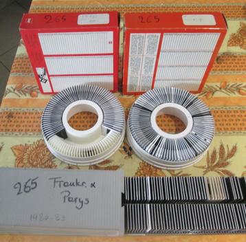 265 oude Dia's van Frankrijk en Parijs - 1980-83 beschikbaar voor biedingen