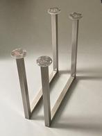 Pieds de table inox, 50 tot 100 cm, Gebruikt, Rechthoekig, Metaal