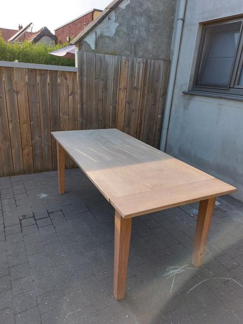 Prachtige vol houten tafel 90 x 200, Maison & Meubles, Tables | Tables à manger, Utilisé, Enlèvement