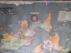 Antieken Wereldkaart, Boeken, Atlassen en Landkaarten, Ophalen of Verzenden