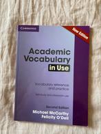 Vocabulaire académique en usage, deuxième édition, Enlèvement ou Envoi, Comme neuf, Enseignement supérieur, Michael McCarthy Felicity O’Dell