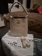 Coach handtas, Handtassen en Accessoires, Tassen | Damestassen, Ophalen of Verzenden, Zo goed als nieuw, Wit, Handtas