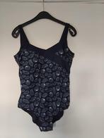 Dameszwempak,donkerblauw met schelpjesmotief,maat:44., Ophalen of Verzenden, Gebruikt, Dame, Overige typen