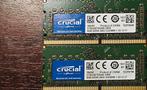 crucial ddr4 laptop ram 2x 8gb, Enlèvement ou Envoi, DDR4, Comme neuf, Desktop