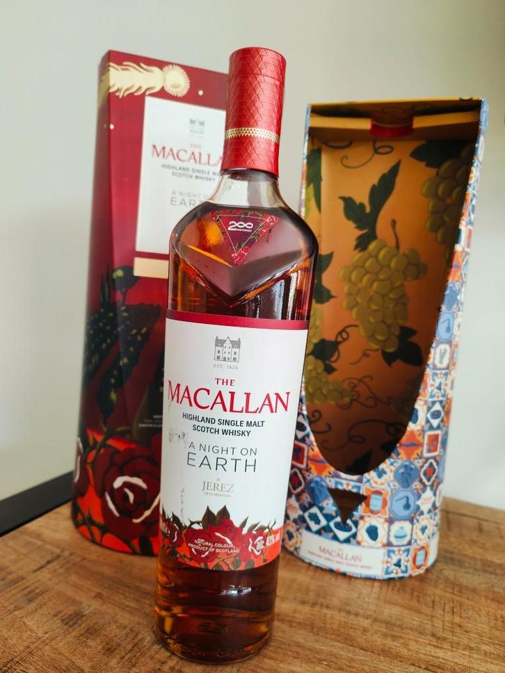Macallan A Night On Earth Jerez De La Frontera 2024 Edition, Verzamelen, Wijnen, Nieuw, Overige typen, Overige gebieden, Vol, Ophalen of Verzenden