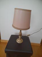 Lampadaire de table pied cuivre - Tafellamp met koperen voet, Comme neuf, Classique, Enlèvement, Métal