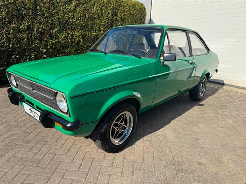 Ford Escort MK2 1600 Sport 1975, Auto's, Ford, Particulier, Escort, Benzine, Coupé, Handgeschakeld, Groen, Beige, Stof, Achterwielaandrijving