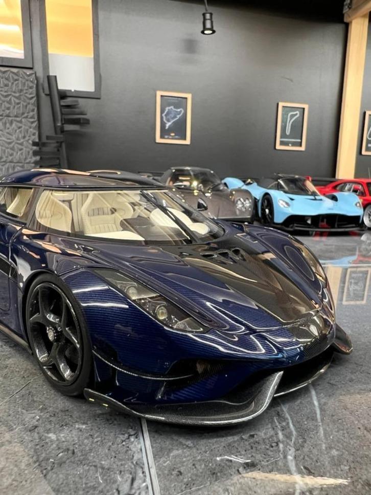 1/18 Koenigsegg Regera, Hobby en Vrije tijd, Modelauto's | 1:18, Zo goed als nieuw, Auto, Overige merken, Ophalen of Verzenden