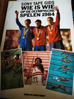 Guide des bandes Sony Who's who Jeux olympiques de 1984, Utilisé, Autres sports, Enlèvement ou Envoi, David Emery