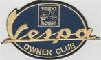 Vespa Owner Club stoffen opstrijk patch embleem #17, Neuf