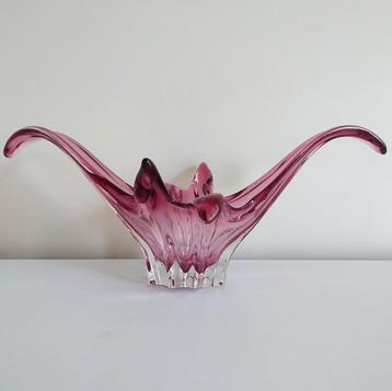 Mondgeblazen kunstglazen schaal, Murano- of VSL-stijl beschikbaar voor biedingen