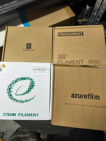 LOW COST 3D Printing Filaments PLA PETG TPU ASA beschikbaar voor biedingen