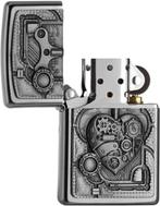 Zippo aansteker Steam Punk Heart SNELLE GRATIS LEVERING, Verzamelen, Rookartikelen, Aanstekers en Luciferdoosjes, Verzenden, Nieuw