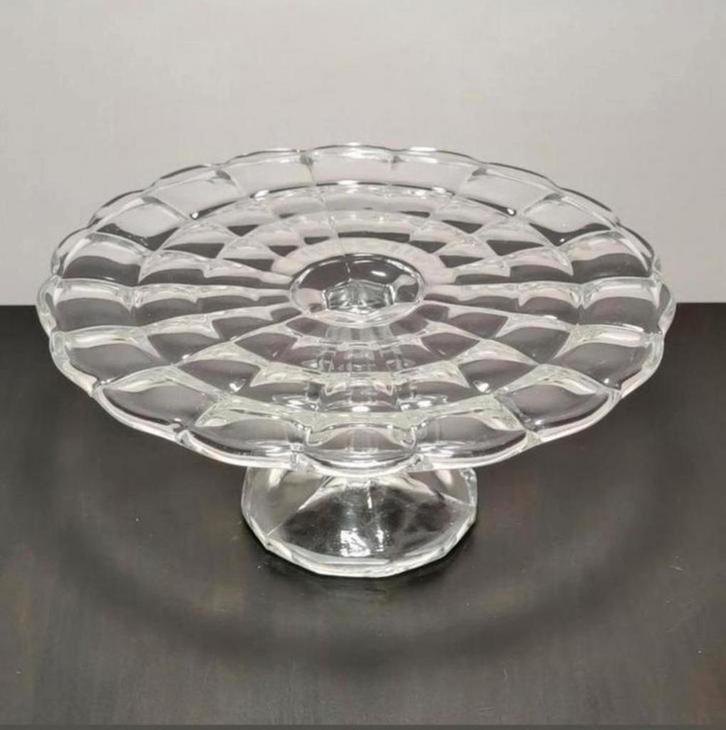 Art-déco taartschotel, Antiek en Kunst, Antiek | Glaswerk en Kristal, Ophalen of Verzenden