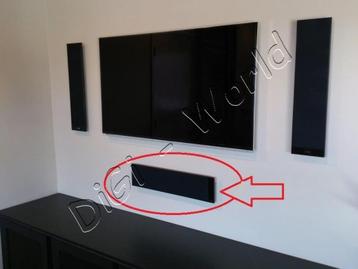Haut-parleur central 3 voies ultra fin KEF T301C, Enlèvement ou Envoi, Comme neuf, 120 watts ou plus, Haut-parleur central