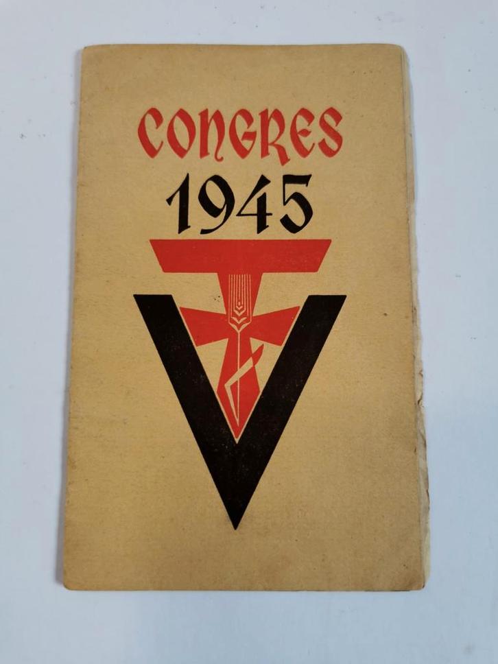 Congres 1945 KAJ VKAJ ww2 [DEVLAG], Boeken, Oorlog en Militair, Zo goed als nieuw, Ophalen of Verzenden