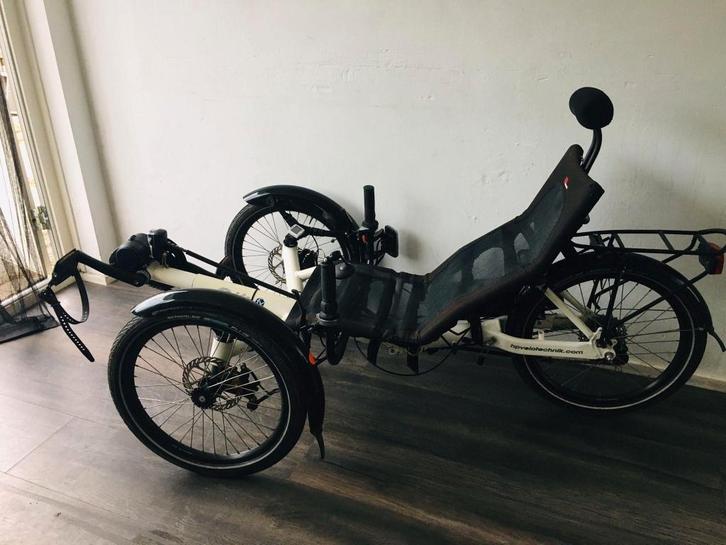 HP Velotechnik Gekko pliable, Vélos & Vélomoteurs, Vélos | Vélos couchés, Comme neuf, Enlèvement ou Envoi