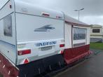 caravan adria 512up+ voortent vercovan 7x3 aan zee, Caravans en Kamperen, Caravans, Particulier, Adria, Tot en met 4, 1000 - 1250 kg