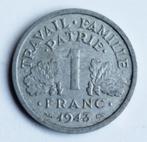 1 franc Frankrijk 1943, Frankrijk, Ophalen of Verzenden, Losse munt