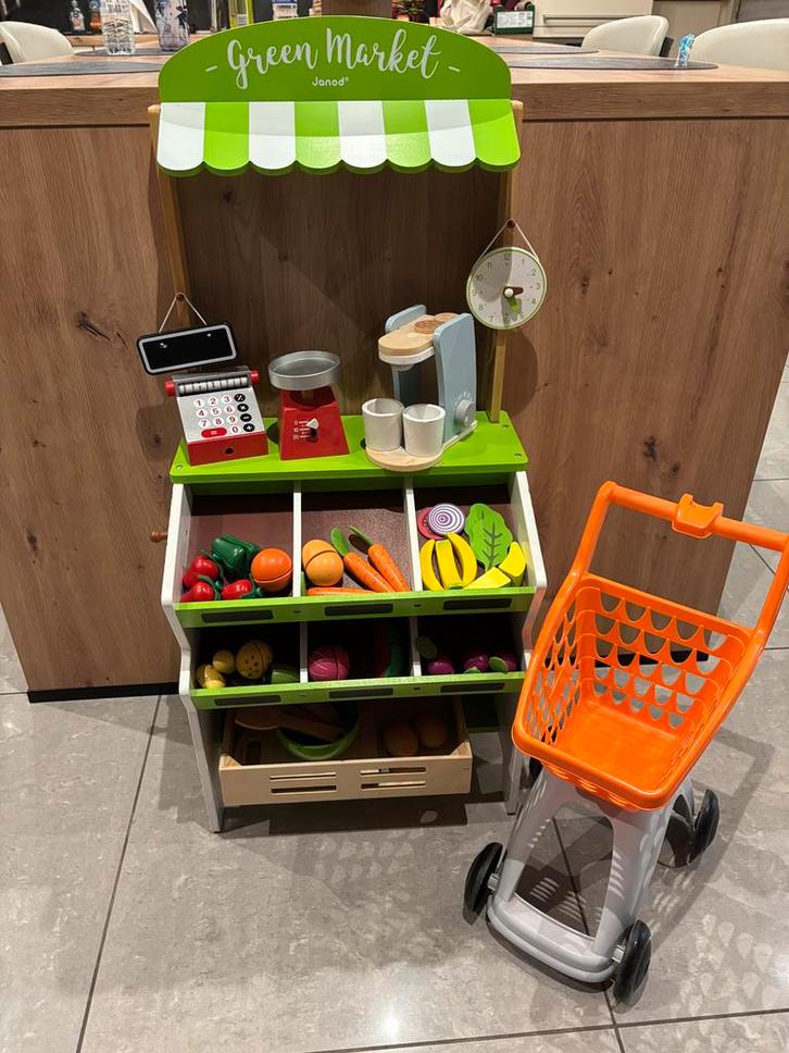 Epicerie enfant, Kinderen en Baby's, Speelgoed | Speelkeukens, Gebruikt, Speelkeuken, Hout, Ophalen