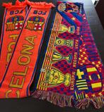 2 voetbalsjalen fc barcelona (oud), Verzamelen, Sportartikelen en Voetbal, Ophalen of Verzenden, Gebruikt, Vaantje of Sjaal
