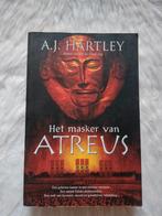 Boek: A.J. Hartley - Het masker van Atreus, Boeken, Thrillers, Ophalen of Verzenden, Zo goed als nieuw, A.J. Hartley