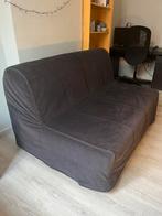 Slaapbank ikea, Ophalen, Zwart, Tweepersoons, Zo goed als nieuw