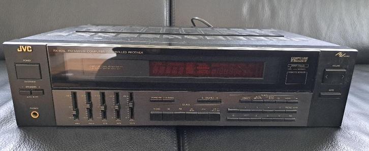 JVC RX-403BK / RX-403LBK –  Stereo Receiver, Audio, Tv en Foto, Stereoketens, Gebruikt, Tuner of Radio, JVC, Ophalen
