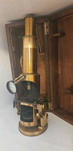 Antieke koperen microscoop, Antiek en Kunst, Ophalen