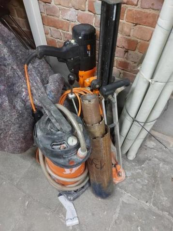 Spit sd160 diamentboormachine met statief trix160 en boren beschikbaar voor biedingen