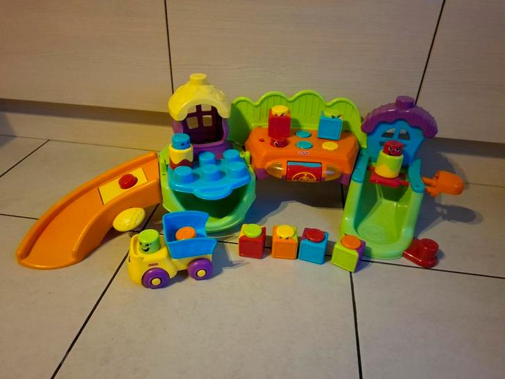 Kiekeboe blokken, Kinderen en Baby's, Speelgoed | Fisher-Price, Zo goed als nieuw, Ophalen