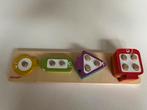 Janod houten puzzel tellen tot 4, Kinderen en Baby's, Ophalen, Zo goed als nieuw