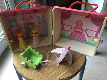 MAISONNETTE EN BOIS +ACCESSOIRES, Enlèvement ou Envoi, Utilisé, Découverte