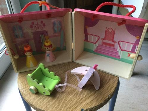 HOUTEN HUIS +ACCESSOIRES, Kinderen en Baby's, Speelgoed | Educatief en Creatief, Gebruikt, Ontdekken, Ophalen of Verzenden